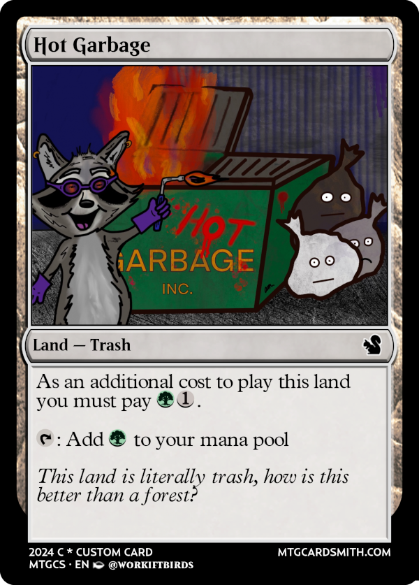 Hot Garbage card